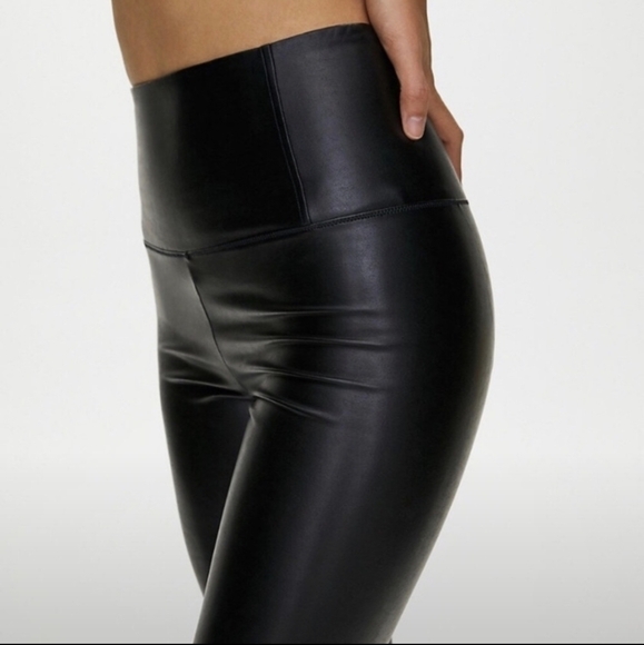 ARITZIA Wilfred free Daria faux leather vegan leggings black xs - Picture 2 of 8